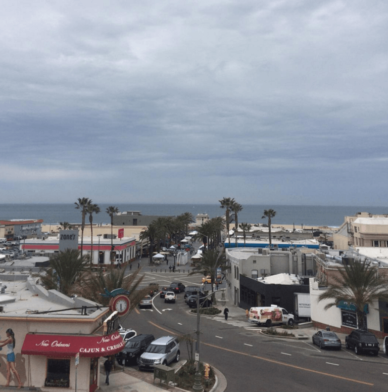 Cloudy Day in Hermosa Beach