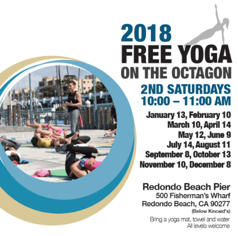 Yoga Class at the Redondo Beach Pier